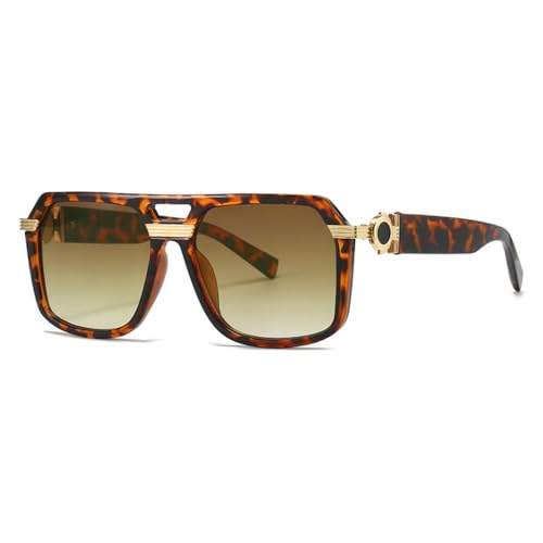 Lunettes de soleil carrées rétro MUTYNE unie taille pour voyage homme et femme