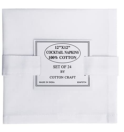 Cotton Craft 62319 Cocktail Napkins - 24 Pack thumb #6