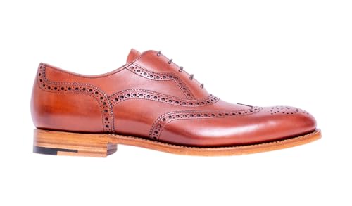 Image of BARKER Bladen Men's Handmade Leather Brogue Oxford Dress Shoes - Premium Formal Footwear for Men