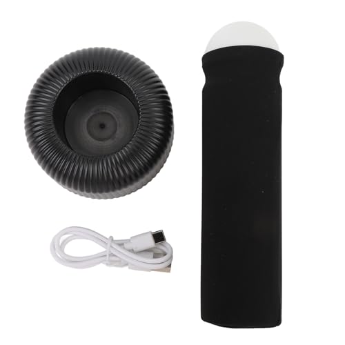 Lámpara de noche LED recargable con diseño tirador innovador negro miniatura 6