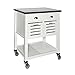 Linon Robbin Kitchen Cart White