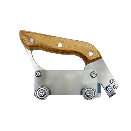 Plastic Floor Slotting Machine, Stainless Steel U-Shaped Blade, Grooving Depth 0-3MM, Compact 155x85x110MM, Durable & Lightweight Floor Groover Tool