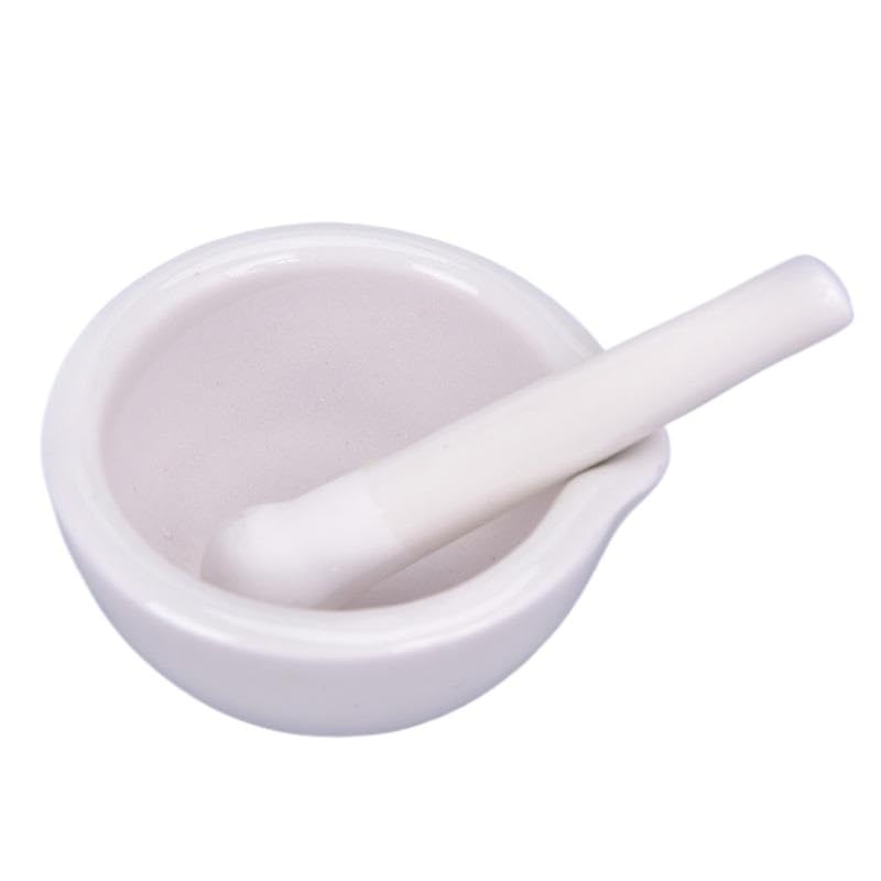 CaFfen Pestle And Mortar 60mm Ceramics Spice Mill Handheld Seasoning Grinder Set Kitchen Mortar And Pestle Tools Set Mortar And Pestle