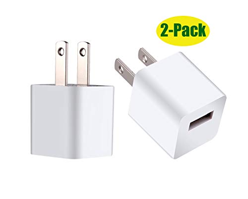 ZLONXUN 5W Wall Charger Cube Power Adapter Plug USB Charging Block for All