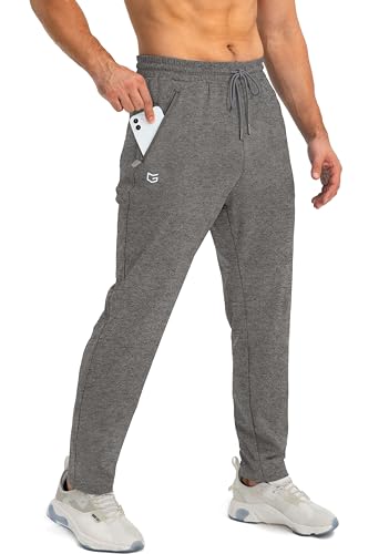 Image of G Gradual Men's Sweatpants with Zipper Pockets Tapered Joggers for Men Athletic Pants for Workout, Jogging, Running