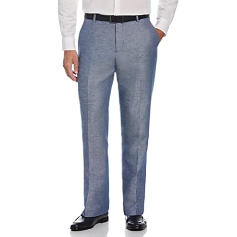 Perry Ellis Men's Linen Dress Pant Cover