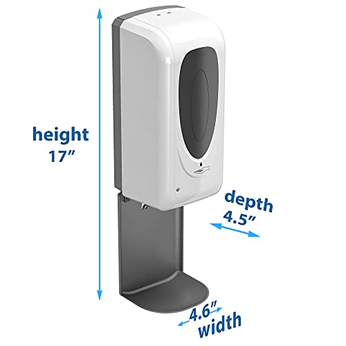 Image of iTouchless Sensor Sanitizer Dispenser with Wall Mount, 1000 ml Capacity, Accommodates Gel, Liquid, Alcohol, Touchless and Automatic for Lobbies, Stores, Schools, Healthcare
