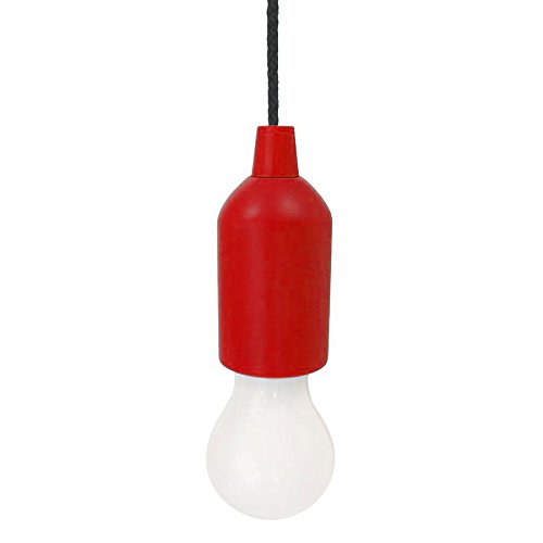 Lampadina a LED, finitura colore rosso, senza
