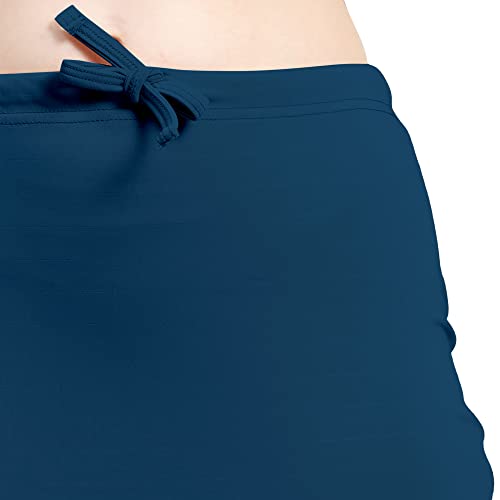 Image of Amazon Brand - Anarva Women Cotton Blended Saree Shapewear Regular Petticoat Skirt For Saree