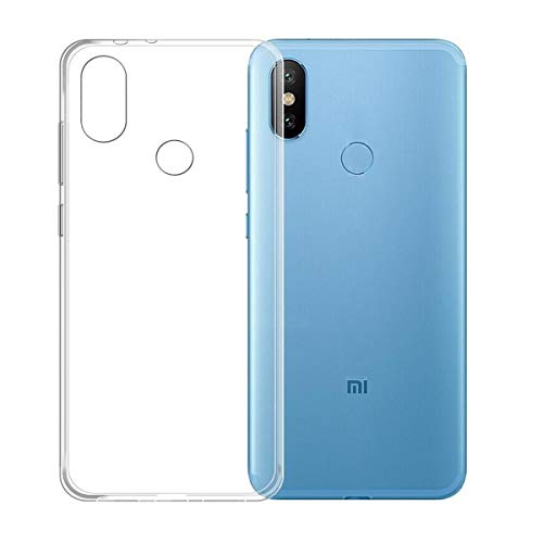 Image of Case Creation Redmi Note 5 Pro Imported 0.3mm Crystal Clear Totu Silicone Transparent Flexible Soft Corner Protection with TPU Slim Back Case Color Cover for Mi Note 5 Pro