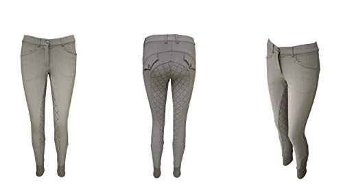 Avon Equine - Pantalones de montar a caballo para mujer, agarre completo,...