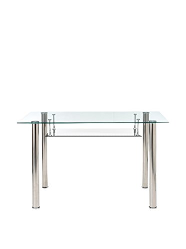 Contemporary Transparence Tavolo Tense Trasparente/Metallico