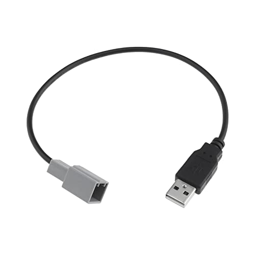 Be In Your Mind Adaptateur de Câble Câblage de Faisceau USB Remplacement pour Autoradio Compatible avec Camry Compatible avec Civic Compatible avec Toyota...