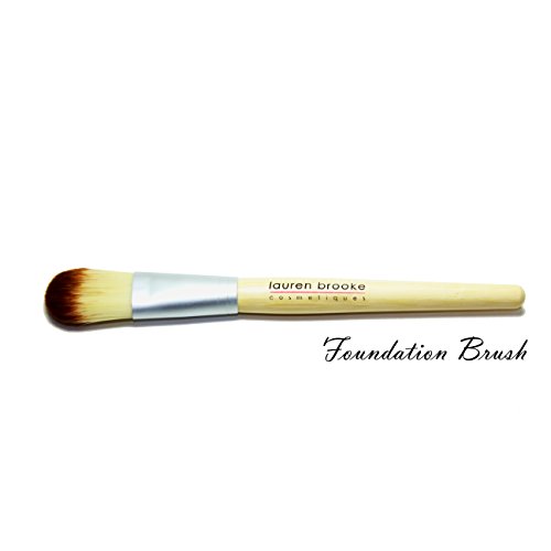 Lauren Brooke Cosmetiques Eco Friendly Bamboo Makeup Brush (Foundation Brush)