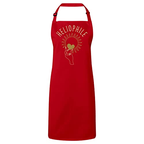 Tablier cuisine premium rouge pour cuisiner sans taches cet été