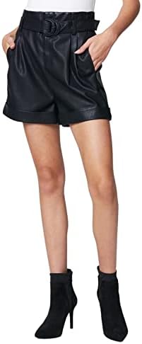 [BLANKNYC] Women's Vegan Leather Shorts 