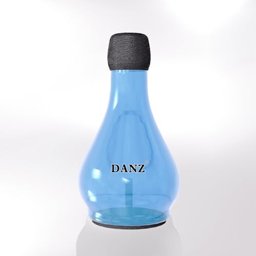 Trumpet Practice Mute - Lightweight Trumpet Accessory - 80% Volume Reduction - Blue - Fits All...