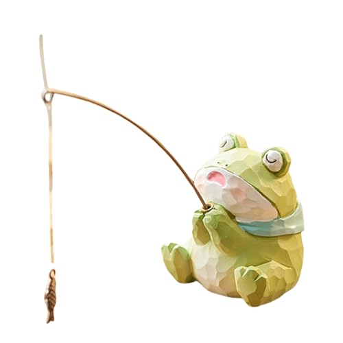 ウッドテクスチャ動物釣り置物樹脂フィギュアおもちゃコンピュータモニター装飾車の中央スクリーン装飾飾り動物釣り置物