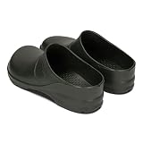 BeComfy Chodaki z pianki EVA unisex damskie męskie buty ogrodowe bardzo lekkie 36-47 EU (Ciemnozielony, 41)