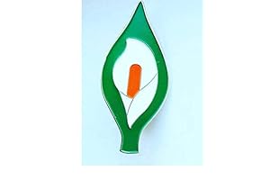 Large 60mm Easter Lily Enamel Pin: Irish Pride and Heritage