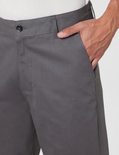 Image of Amazon Brand - Symbol Men's Relaxed Fit 100% Cotton Casual Trouser | Constructed Waistband | Pants | Available in Plus Sizes