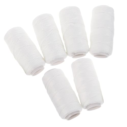 FOMIYES 6 piezas Herramienta de Enhebrado Facial con Hilo de Algodón para Depilación de Cejas y Facial para Eliminación Precisa y Suave del