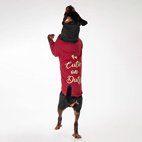 Image of HUFT Cutie on Duty Pet Sweatshirt - Maroon