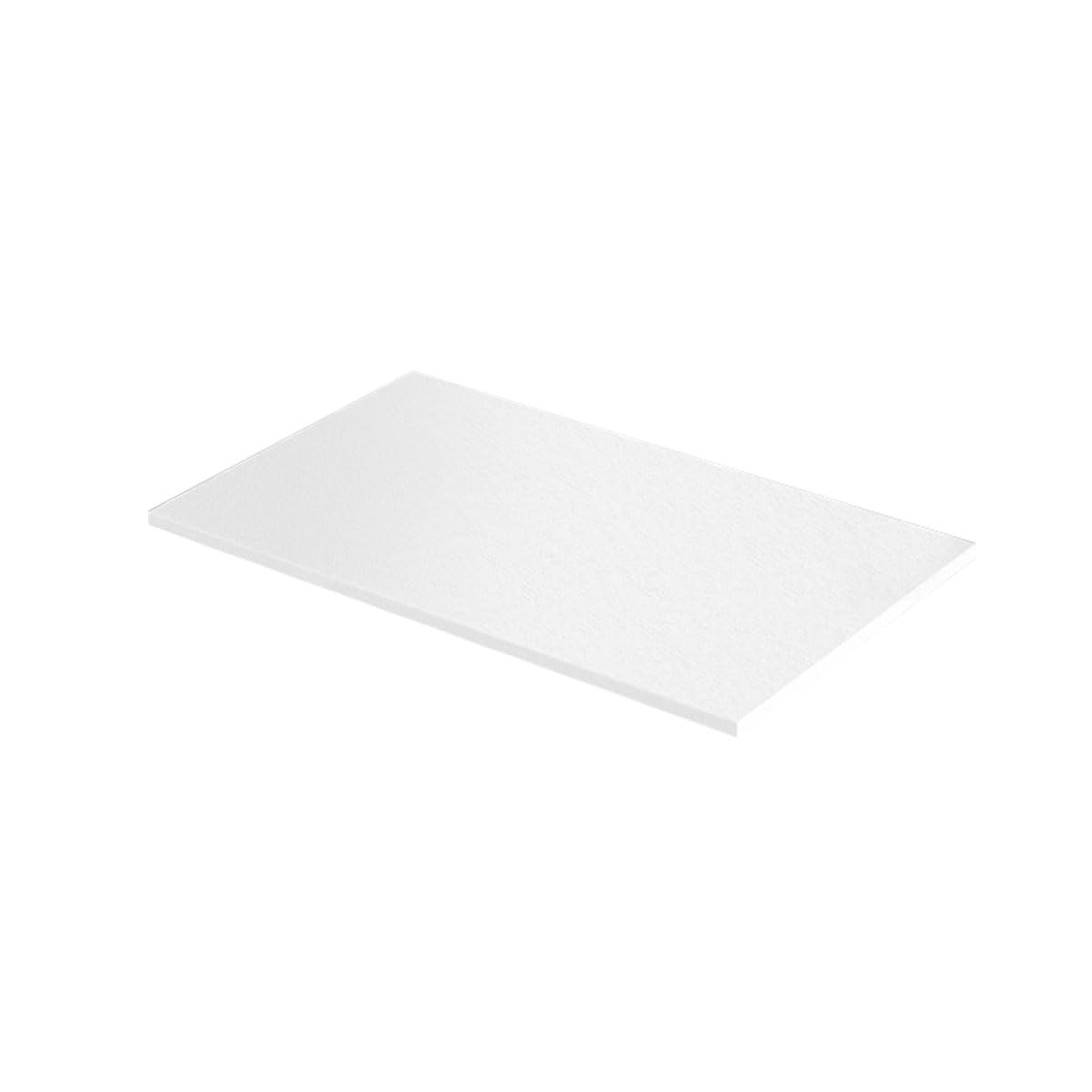 Cnsvawpst One Color High-Temperature Ceramic Fiber Insulation Board - 2Pcs 60X40cm For Stove, Pizza Oven, Furnace, Kiln,Fireplace Insulation(Thickness: 1Cm)