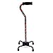 Alex Orthopedic MP-10812 Small Base Quad Cane - Summer Garden