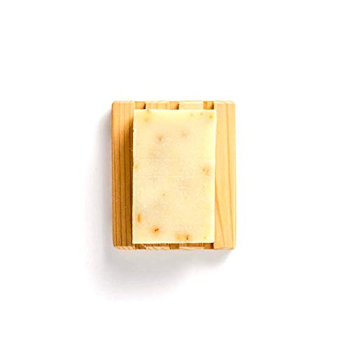 Peppermint Solid Shampoo Bar, for your Cruelty Free, Vegan, Plastic Bottle Free Lifestyle. Natural All-In-One Sulphate Free and Gentle on your Hair. 3.25oz Bar with Cedar Soap Dish.