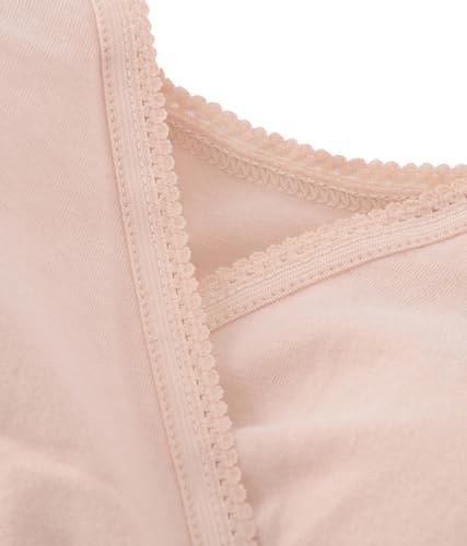 Image of CAKYE 3 Pack Maternity Nursing Sleep Bra Breastfeeding Cotton Bralette