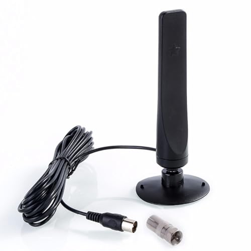 NONDK Antena de TV Digital Interior 1080P 1 Uds Amplificador Receptor de Señal Amplificador Antena de TV HDTV Mini Antena DVB-T2