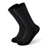 [夢の物] メリノウール 靴下 ソックス あったかい 男女兼用 吸湿速乾 防臭 保温 防寒 厚手 靴下 登山/ハイキング/アウトドア用 高性能ウールソックス 冬の必需品 (JP, 数字サイズ, 27.0 cm, 1, グレー)