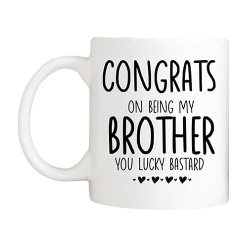 Tazas de cerámica para café | Congratulations Sister Cup Winner - Taza de café, taza de té, taza de leche para mujer, hombre, niño