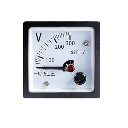 Voltmètre analogique 48x48mm évite pannes sur transformateur
