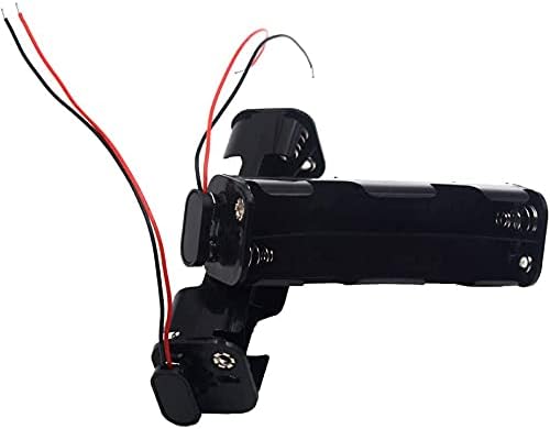 Miniatura 3 de Paquete de 2 8 soportes de batería AA, funda de batería de dos capas, soporte de batería AA de 12 V, 8 soportes de batería AA con cables (paquete de