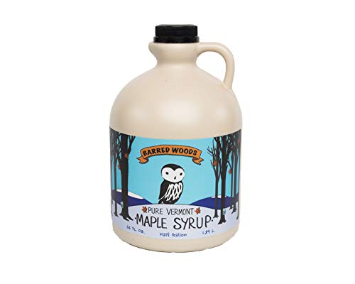 Very Dark, Strong Taste Grade A Vermont Maple Syrup - Barred Woods Maple Products -1/2 Gallon