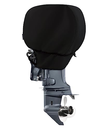 Housse de moteur hors-bord étanche 600D anti-décoloration pour bateau de 50 à 115 CV
