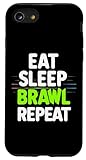 Eat Sleep Brawl Repeat Stars Gamer Gifts