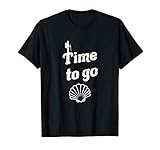 Das richtige Design für die Pilgerung Camino de Santiago de Compostela in Spanien. Geschenkidee für Pilgerfreunde zum Start auf dem Pilgerweg, Geburtstag, Vatertag, Muttertag oder Weihnachten.