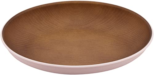 正和 Showa issoecco 木目 樹脂 オーバル プレート ピンク クリーンコート 電子レンジ 食洗器対応 日本製 軽い 割れにくい 食器 アウトドア 4967837