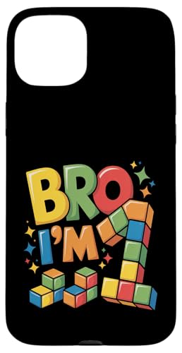 Birthday Boy Bro I'm 1 ςݖ ubN ubN X}zP[X iPhone 15 Plus p