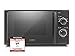 CASO | M20 EASY Mikrowelle | einfache Bedienung, 20 L Garraum, 700 Watt Leistung, Drehteller Ø 25,5cm, 2 Auftauprogramme, anthrazit