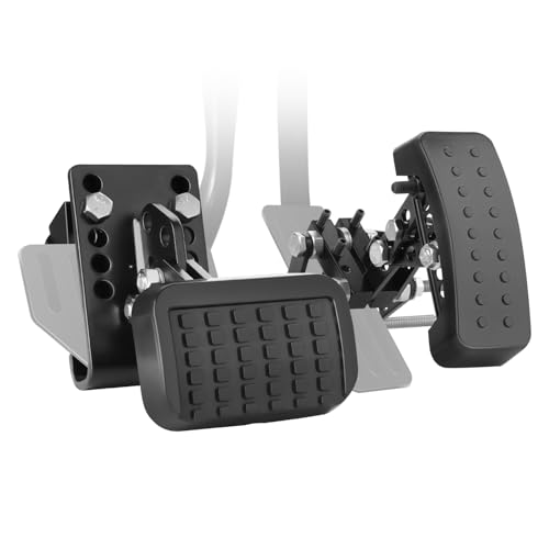 NIHAO Gas and Brake Pedal Extenders, Adjustable Length and Angle Auto Vehicles Brake and Accelerator Pedals for Short Drivers People Driving Cars, Go Kart