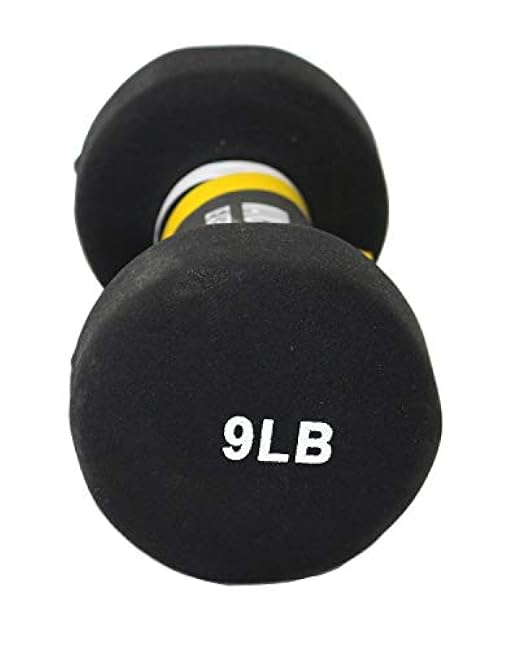 Set of 2 each Neoprene Coated Dumbbells Pair Hand Weights All-Purpose, Home Gym