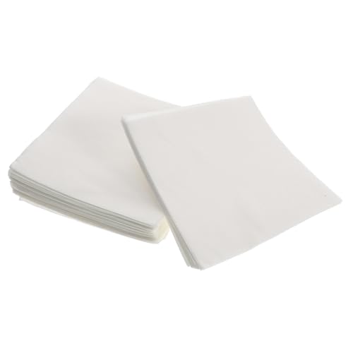 LIFKOME 300 piezas Toallitas de Limpieza Desechables Unidades Cuadradas Papel Absorbente sin Pelusa para Eliminación de Polvo y Grasa Limpieza Diaria Coches y Electrónicos