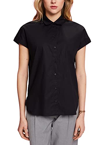 ESPRIT Damen 992ee1f318 Bluse, Schwarz, L EU