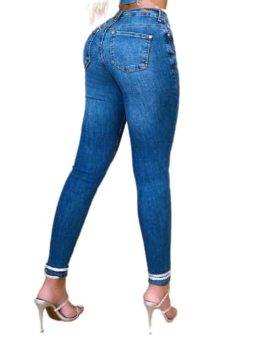 Pit Bull Jeans Women's High Waisted Ripped Jeans Pants with Butt Lift 65028