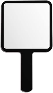 DEPILA Mirror Vanity Mirror Handheld Vanity Mirror Large Square Vanity Mirror with Handle Women's Hand Mirror Vanity Mirror Mirror