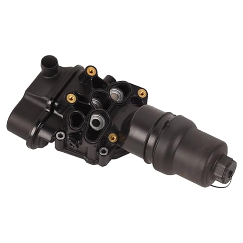 FENXUNAR Oil Filter Housing + Gasket Fits Audi A3 A4 VW Golf Jetta Passat 2.0L 06F115397H .Support for vehicle model matching (ACES) query, perfectly matching your car